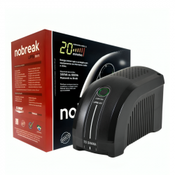 NOBREAK 600VA TS SHARA UPS MINI 1BS BIVOLT ENT 115V/220V - SAIDA 115V 6 TOMADAS 5A