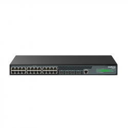 SWITCH 24 PORTAS GIGA GERENCIAVEL + 4 PORTAS SFP S2328G-A INTELBRAS 4760106