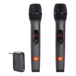 MICROFONE JBL DUPLO SEM FIO PARTYBOX PRETO