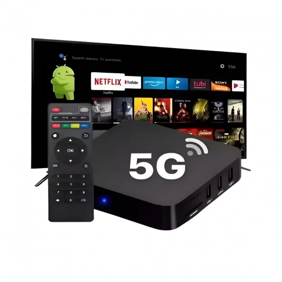 SMART TV BOX MXQPRO 4K ANDROID 12.1 512GB + 1024G HDMI WIFI 2.4/5.0