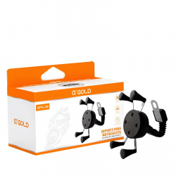 SUPORTE DE MOTO/BIKE PARA CELULAR SPC-39 360° A GOLD