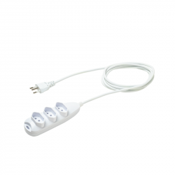 EXTENSAO 3M ELETRICA INTELBRAS 3 TOMADAS 3 PINOS 10A BRANCA EXT 3003 4830153