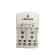 CARREGADOR DE PILHA LEHMOX COM 4 PILHAS PALITO AA LEY-2058 CARREGADOR DE PILHA LEHMOX COM 4 PILHAS PALITO AA LEY-2058