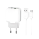 CARREGADOR PARA CELULAR USB-C + 2 USB-A 4.1A LE-496-TYPEC 1M BRANCO CARREGADOR PARA CELULAR USB-C + 2 USB-A 4.1A LE-496-TYPEC 1M BRANCO