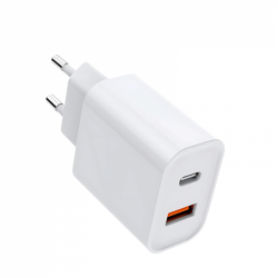 FONTE USB-C/USB-A PARA CELULAR LEHMOX LE-156 40W BRANCA