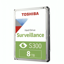 HD 8TB TOSHIBA 3,5 SURVEILLANCE S300 PRO 7200RPM SATA 6GB/s HDWTA80UZSVAR