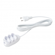 EXTENSAO 5M ELETRICA INTELBRAS 3 TOMADAS 2 PINOS 10A BRANCA EXT 2005 4830151