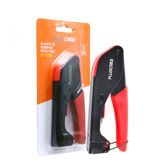 ALICATE PARA CRIMPAGEM RG59/RG6 LT-C50 PLUSCABLE ALICATE PARA CRIMPAGEM RG59/RG6 LT-C50 PLUSCABLE