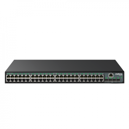 SWITCH 48P GERENCIAVEL GIGA + 4P SFP+ S2352G-B INTELBRAS 4760112 SWITCH 48P GERENCIAVEL GIGA + 4P SFP+ S2352G-B INTELBRAS 4760112