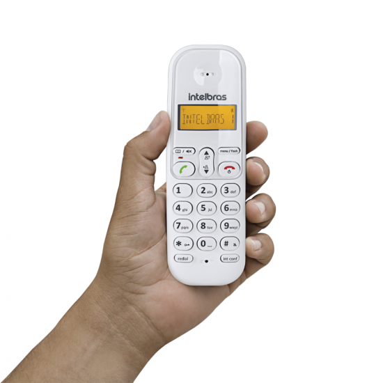 TELEFONE SEM FIO DIGITAL TS 3110 BRANCO/VERMELHO INTELBRAS 4123101 TELEFONE SEM FIO DIGITAL TS 3110 BRANCO/VERMELHO INTELBRAS 4123101
