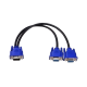 CABO VGA MACHO X 2 VGA FEMEA MACHO 1.5M ATOMO