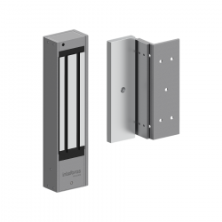 FECHADURA ELETROIMA 300KGF COM SENSOR FE 10300 V2 PRATA INTELBRAS 4670012