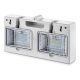 BLOCO DE ILUMINAÇAO DE EMERGENCIA 700 LUMENS BRANCA FRIA 16W BRANCA