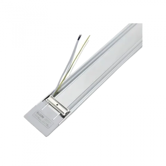 LUMINARIA LED 10W SOBREPOR SLIM TUBULAR BRANCA FRIA ELGIN
