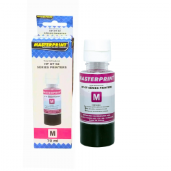 REFIL DE TINTA MAGENTA MASTER HP GT 52 M 70 ML