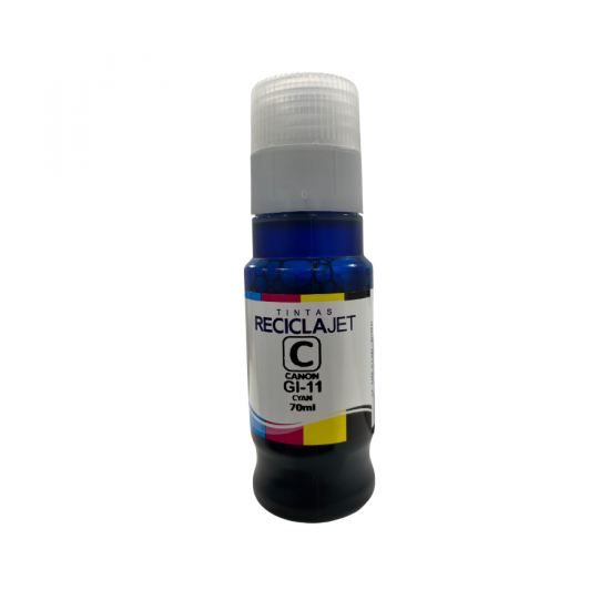 REFIL DE TINTA CANON CIAN RECICLAJET GI-11 C 70ML