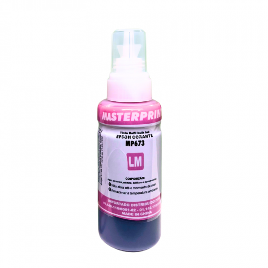 REFIL DE TINTA MAGENTA LIGTH MASTER EPSON MP673 LM 100ML