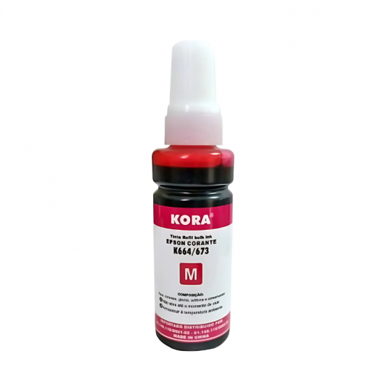 REFIL DE TINTA MAGENTA KORA EPSON MP64/72/73/74 M 70ML