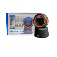 LEITOR DE CODIGO DE BARRA COM FIO KNUP 1D 2D KP-LE709