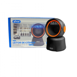 LEITOR DE CODIGO DE BARRA COM FIO KNUP 1D 2D KP-LE709