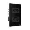TOMADA DUPLA INTELIGENTE SMART ETS 1002 PRETO INTELBRAS 4850065