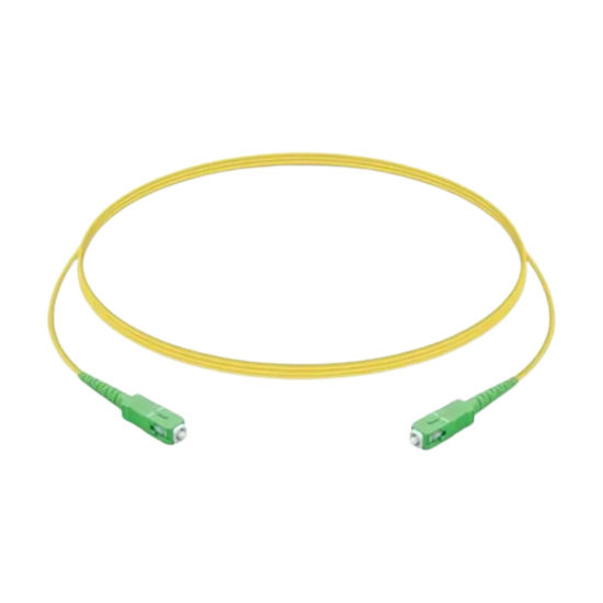 PATCH CORD COM CONECTOR SC/APC- SC/APC, SM, G657A1 PVC 3.0mm 1,5M VERDE PATCH CORD COM CONECTOR SC/APC- SC/APC, SM, G657A1 PVC 3.0mm 1,5M VERDE