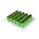 ADAPTADOR VERDE SC/APC FIBRA OPTICA SX SM