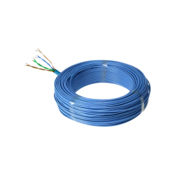CABO DE REDE 100% COBRE CAT6 AZUL 4P GTS NETWORK CAIXA 100M