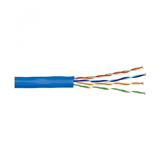 CABO DE REDE 100% COBRE CAT6 AZUL 4P GTS NETWORK 305M