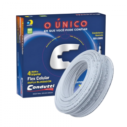 CABO COAXIAL PARA CAMERA CONDUTTI DUPLA BLINDAGEM NU BC 2X26AWG 100M