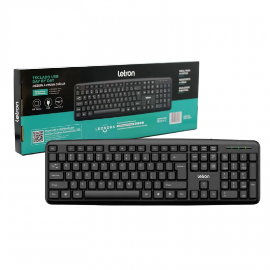TECLADO USB OFFICE R8 1801