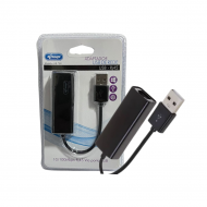 CONVERSOR ADAPTADOR USB 2.0 REDE RJ45 X USB 10/100 ETHERNET HB-T80