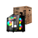 GABINETE GAMER AQUARIUS MT-G810BK PRETO SEM FONTE