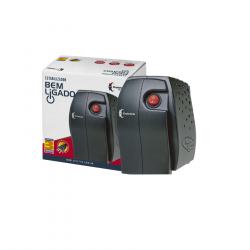 ESTABILIZADOR ES-500VA BEM LIGADO CLK BM 115V PRETO 4 TOMADAS