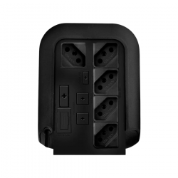 ESTABILIZADOR ES-1050VA BIV AUT CLK 115V PRETO 5 TOMADAS