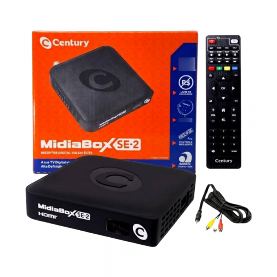 RECEPTOR MIDIABOX SE-2 VIA SATELITE SATHD CENTURY