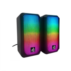 CAIXA DE SOM 10W USB LED HORUS KP-R0810 MULTIMIDIA SPEAKER KNUP