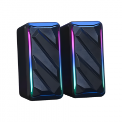 CAIXA DE SOM 10W USB LED HORUS KP-RO849 MULTIMIDIA SPEAKER KNUP