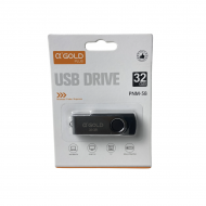 PENDRIVE 32GB PNM-58 USB A GOLD PRETO