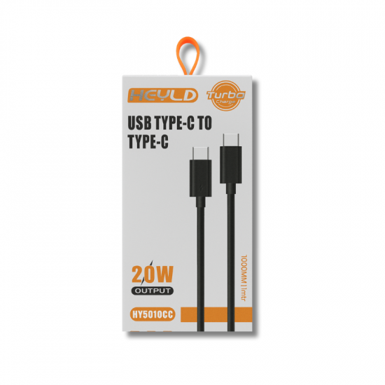 CABO PARA CELULAR USB-C/USB-C HY5010CC CORES  HEYL
