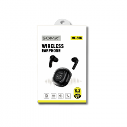 FONE DE OUVIDO SEM FIO BLUET. 5.3 MK-506 SOMK PRETO