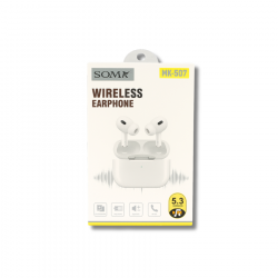 FONE DE OUVIDO SEM FIO BLUET. 5.3 MK-507 SOMK BRANCO