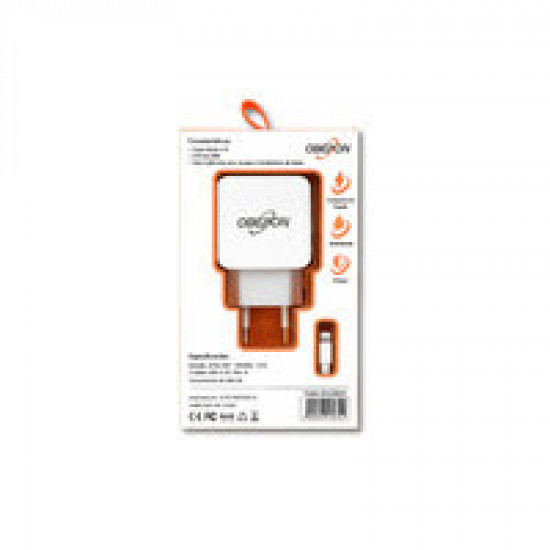 CARREGADOR PARA CELULAR USB/LIGHTNING OR-IC033/I OBERON 5.1A 1M BRANCO CARREGADOR PARA CELULAR USB/LIGHTNING OR-IC033/I OBERON 5.1A 1M BRANCO