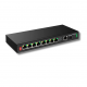 SWITCH 10P POE 10/100 FAST NÃO GERENCIAVEL S1110F-P INTELBRAS 4760125