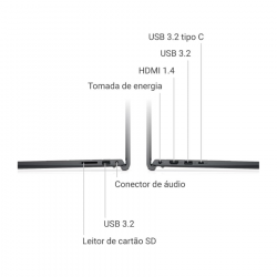 NOTEBOOK DELL INSPIRON CORE I5 15P 8GB 512GB SSD i5-1334U 3530 WIFI BT FHD