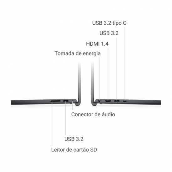 NOTEBOOK DELL INSPIRON CORE I5 15P 8GB 512GB SSD i5-1334U 3530 WIFI BT FHD