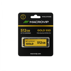 SSD 512GB M.2 NVME PCIe MACROVIP GOLD