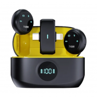 MICROFONE SEM FIO DE LAPELA DUPLO K31PRO