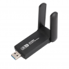 ADAPTADOR WIRELESS WIFI 6 2 ANTENAS USB DUAL BAND 1300MBPS MO LYW01 ATOMO