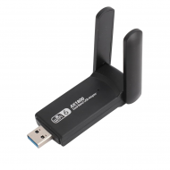 ADAPTADOR WIRELESS WIFI 6 2 ANTENAS USB DUAL BAND 1300MBPS MO LYW01 ATOMO